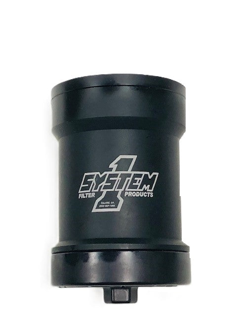 System 1 billet spin on filter.