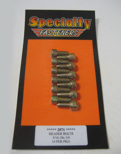 2571 ( 5/16-18 x 3/4 )