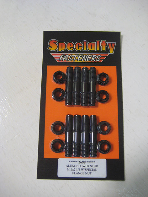 2698 ( 7/16 x 2-1/4 ) Aluminum blower studs