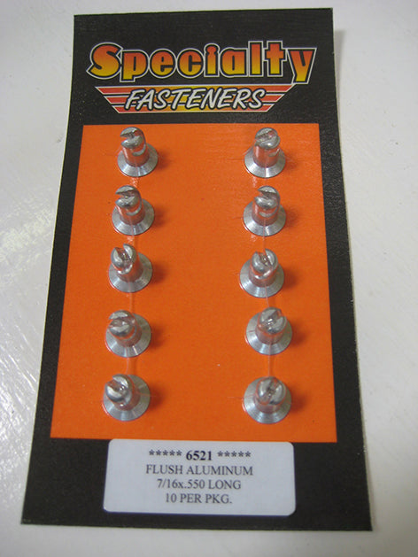 6521 ( Flush Countersunk Head .550 Long )