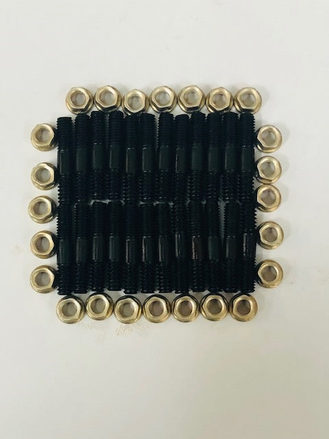 Burst panel stud kit #10 x 1". 24 pcs. with 10-32 jet nuts.