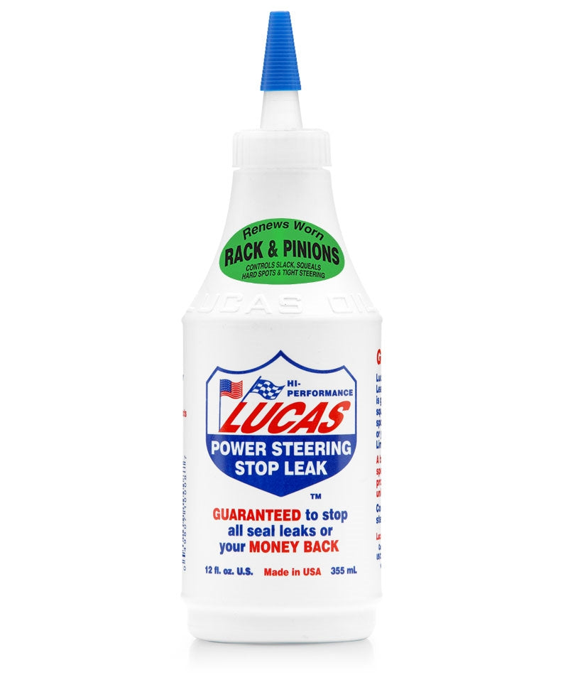 Lucas Oil Power Steering Stop Leak.