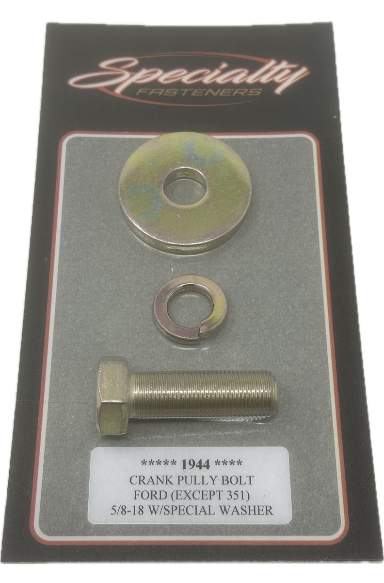 ( FORD CRANK PULLEY BOLT KIT (ALL EXCEPT 351C )