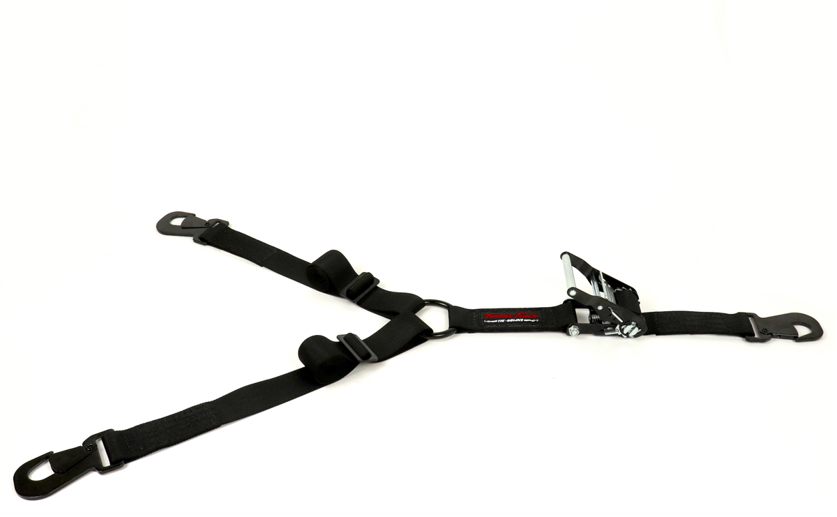 1.75" 3 Point spare tire hold down with flat hooks