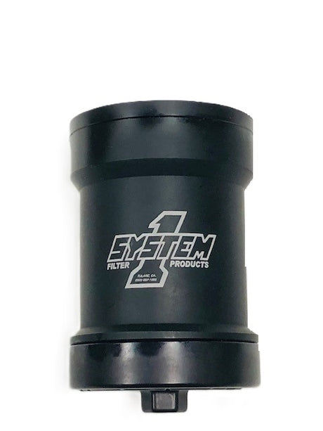 System 1 billet spin on filter.