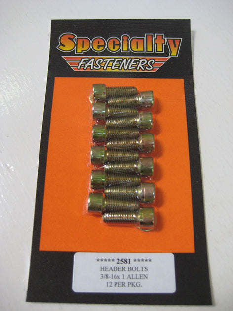 2581 ( 3/8-16 x 1 )