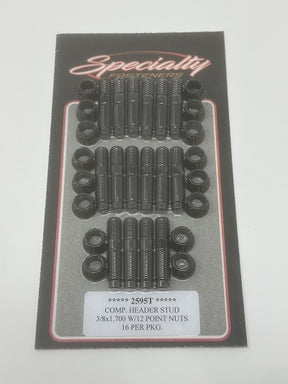 2595T ( 3/8 x 1.700)
Header studs with 12 point nuts.