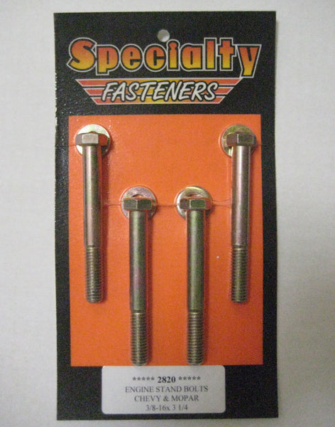 Chevrolet & Mopar engine stand bolts