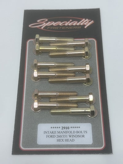 FORD SMALL BLOCK INTAKE MANIFOLD BOLT KIT