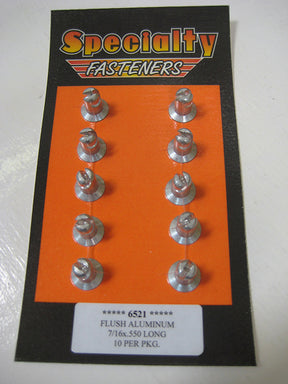 6521 ( Flush Countersunk Head .550 Long )