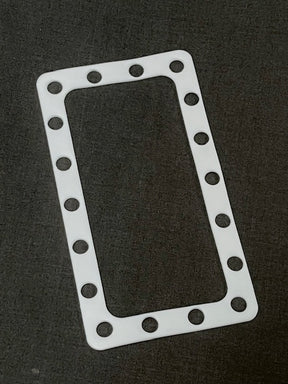Small Burst Panel Gasket. Made out of teflon to help seal around burst panel and frame. .030" thick.
