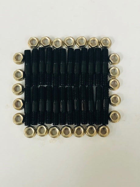 Burst panel stud kit #10 x 1 1/4". 24 pcs. with 10-32 jet nuts.