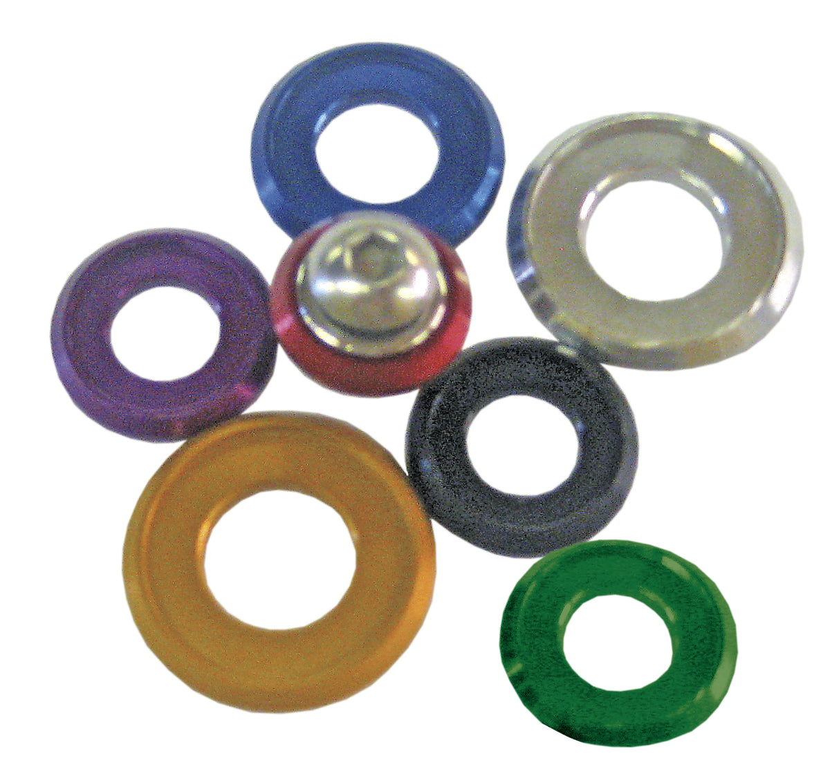 Black Anodized Beauty Washers