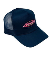 Black snapbacktrucker hat