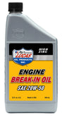 Lucas Oil break in oil 20W-50.