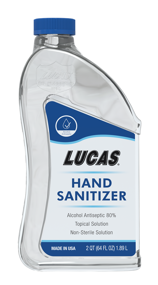 Lucas oil hand sanitizer