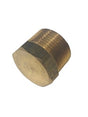 3/4" Brass pipe plug hex head.