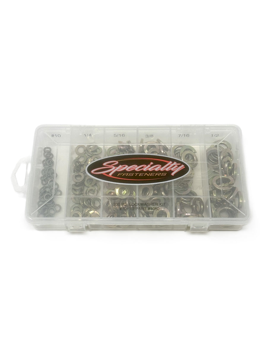 200 pc. lockwasher kit. #10-1/2