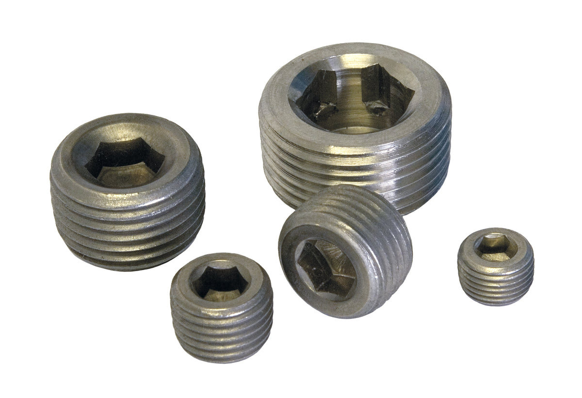 Allen Pipe Plugs Stainless Steel