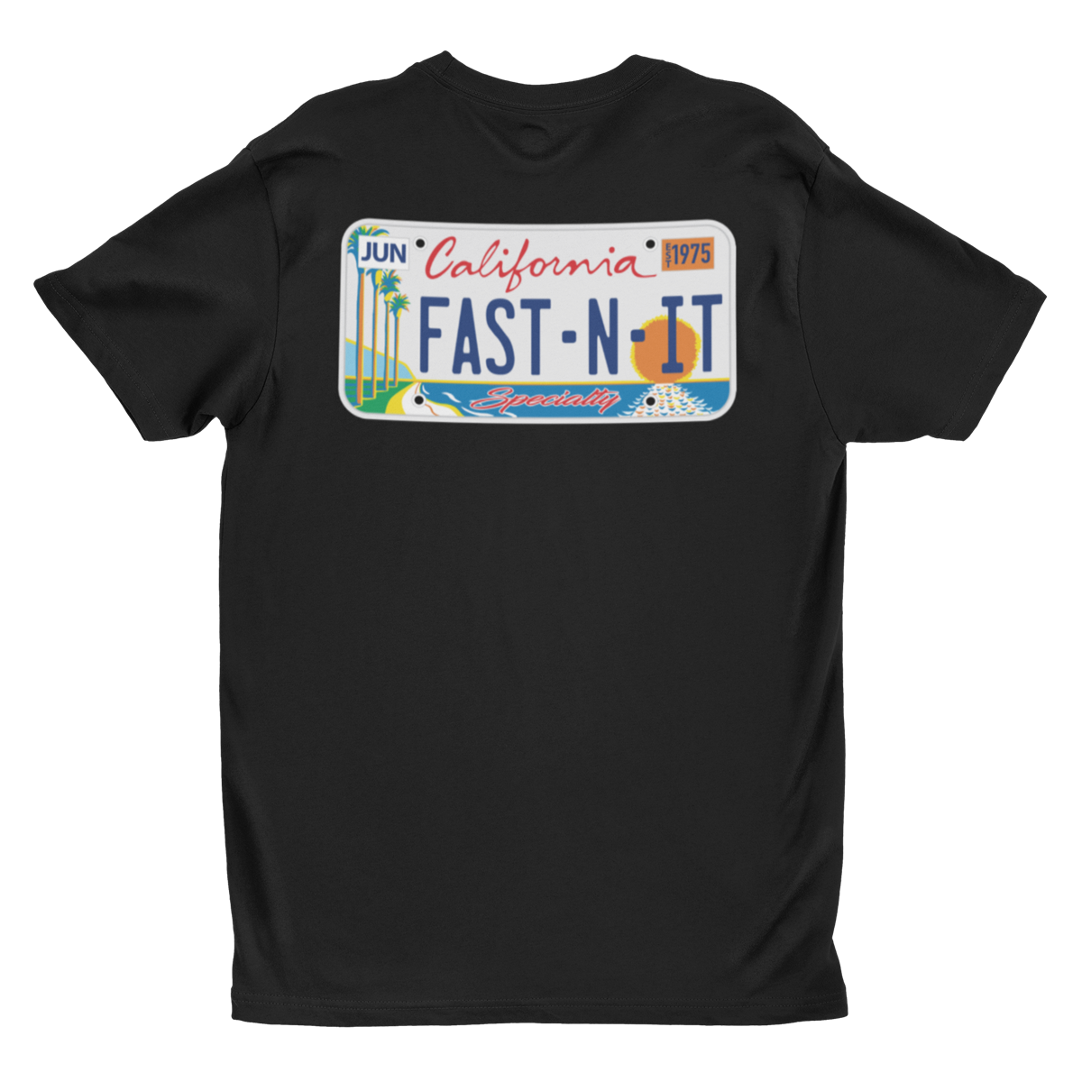 Specialty Fasteners Black License plate T-shirt