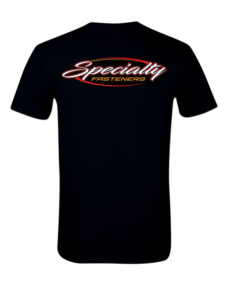 Specialty Fasteners logo tshirt