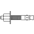 Wedge Anchor stainless steel